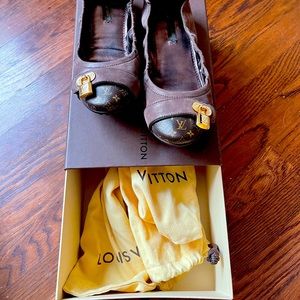 Louis Vuitton Monogram Lucky Ballerina Flats sz8